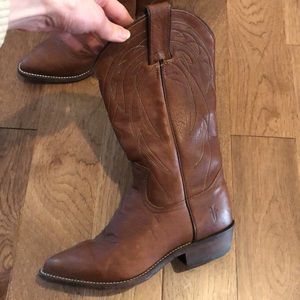 FRYE cowboy boots.